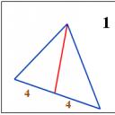 Урок з геометрії на тему «Властивості рівнобедреного трикутника»