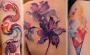 Tatouage aquarelle pour filles - Femmes Croquis de tatouage aquarelle Croquis de tatouage aquarelle